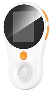 LICAEVEY Handheld Digital Microscope 500X Magnification, Portable USB Magnifier with 2 Inch Screen & Adjustable LED Light, Compatible with Wins OS X (White)