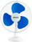 Jocca - Tischventilator 30 cm Durchmesser/Leistung 45 W / 3 Geschwindigkeiten / 3 Flügel/Oszillationssystem, neigbarer Kopf (Blau)