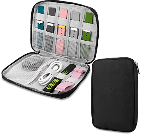 Cobee Watch Band Storage Case, Watch Band Organizer Bag Waterproof Watch Band Holder Smart Watch Band Organizer Watch Straps Carrying Case Compatible with All Watch Bands and Accessories