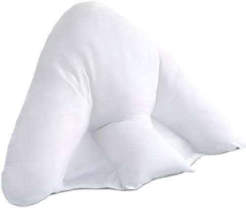 YORKSHIRE HOMEWARE Batwing Pillow for Back Pain Relief | Orthopaedic Support Pillow Cushion | Supportive Batwing Design | Ideal for Comfort and Relaxation | Use in Bed or Chair Wingback Pillow