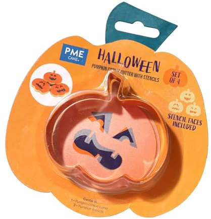 PME Halloween Tagliabiscotti con Stencil - Zucca