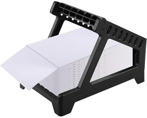 Label Holder for Thermal Label Roll and Fanfold Labels, Label Dispenser for 6x4 Labels, Thermal Label Printer Accessory Label Stand Desktop Printer Holder for Holographic