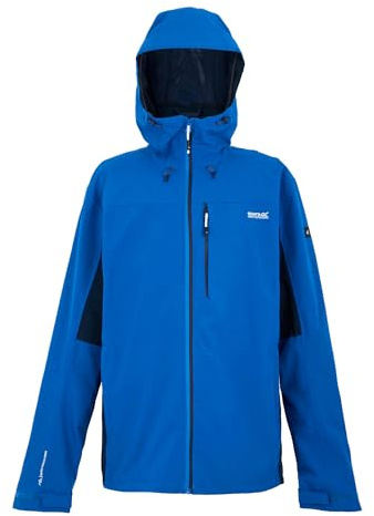 Regatta Mens Birchdale II Waterproof Jacket (XL) (Olympian Blue/Navy)