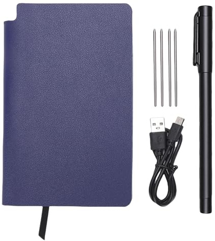 Yanmis Intelligentes Digitales Notizbuch A6, Bluetooth-Smart-Schreibset mit Echtzeit-Synchronisierung, OCR, KI-Zeichnung, Sprachaufzeichnung für Smartphones, Tablets