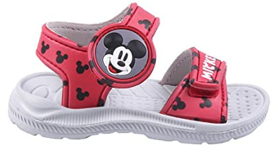 CERDÁ LIFE'S LITTLE MOMENTS - Sandalias Playa Niño Fabricada en goma EVA y Estampadas con Personajes 3D de Mickey | Chanclas de Goma con Sujección al Talón y Velcro - Licencia Oficial Disney