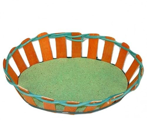 CESTINI IN VIMINI PER AGNELLO PASQUALE CESTI PER CONFEZIONE REGALO (DIAMETRO 20)