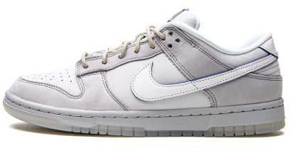 Nike Dunk Low Retro, Basketballschuhe für Damen, Pure Platinum Weiß Golf Grau, 43 EU