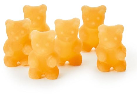 Tebjörnar Mango'n Friends unikt fruktgummi med 10 % frukthalt från fruktjuicekoncentrat, för att förbereda en varm dryck eller bara för att mellanmål (500 g)