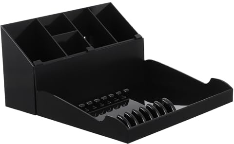 CLISPEED Porte-ciseaux Coiffeur Organisateur Étui de Rangement pour Peignes et Pinces Plateau de Coiffure Léger