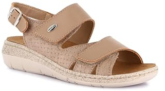 Grunland Sandalo con Cinturino Regolabile | DASA SE0194 Taupe 40