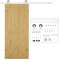 HOMCOM 183 cm Herraje para Puerta Corredera Kit de Accesorios para Puerta Corrediza de Madera con Guía de Suelo Riel de Acero al Carbono Blanco