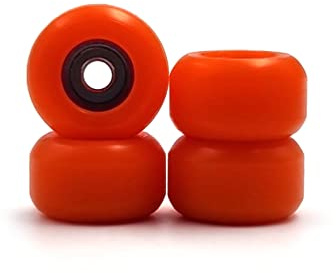 SPITBOARDS Roues de skateboard - Polyuréthane CNC - Lot de 4 roues - Rouges