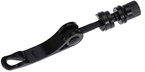 BELLIFFY Schnellspanner Fahrradspieß 38mm Aluminiumlegierung Schwarz Schnellverschluss Für Mountainbike Rennrad Sattelstütze Vorderrad Radnabe Fahrradreparatur