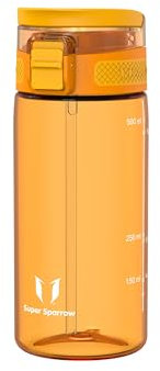 Super Sparrow Gourde Enfant - 500ml - TouchSip Bouteille d'eau avec Paille - Tritan sans BPA - Idéale pour Le Sport, l’École et Les Activités en Plein Air