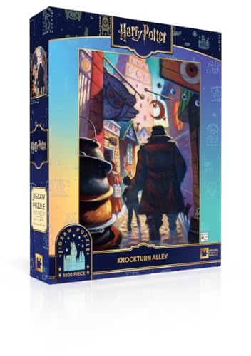 New York Puzzle Company - Harry Potter Knockturn Alley - 1000 Piece Jigsaw Puzzle for Adults