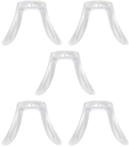 IDNVFY 5 Coussins Nasaux En Forme De U, Tampons De Nez, Coussins Nasaux Doux, Coussins D'Annulation De Silicone, Accessoires De Lunettes.