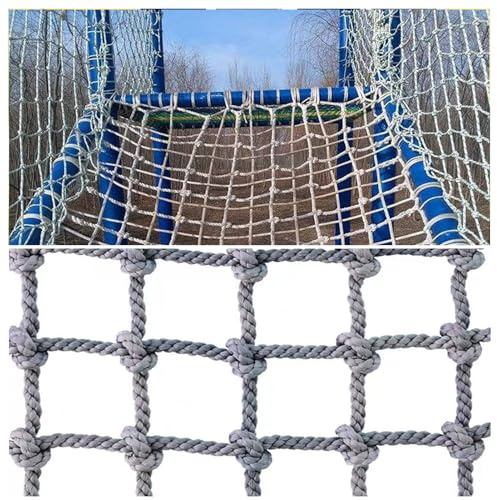 Generico Klätternät för barn - Slitstarkt Polyamidlastnät, repstege för utomhusspel, 6 mm robust säkerhetsnät för vuxna, gungtillbehör (2 x 5