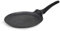 LACOR - 26844 - Crepiera in alluminio forgiato, antiaderente, adatta per tutti i tipi di piani cottura, compresi induzione, Full Induction, Ø24 cm, ecologico e senza PFOA, colore: nero