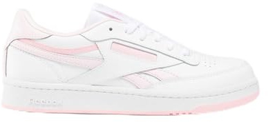 Reebok Club C Revenge Sneaker,Ftwrwhite Porcelainpink Pinkgl,34.5 EU