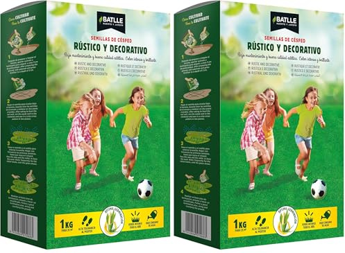 Sementi Batlle - Prato rustico e decorativo (Confezione da 2)