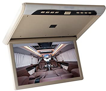 Lecteur DVD portable pour lecteurs vidéo d'appuie-tête de voiture 19 pouces moniteur de voiture 1080P HD écran LCD Portable voiture lecteurs vidéo Automobile plafond TV toit montage affichage USB FM c
