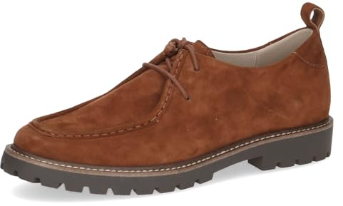 CAPRICE Damen 9-23612-45, Oxford Mujer, Cognac Suede, 40 EU