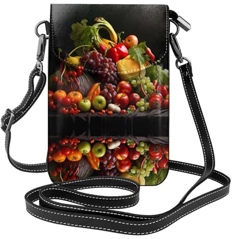 QAZWZML Cartera pequeña cruzada para teléfono con tapa abatible, perfecta para compras, viajes y uso diario.