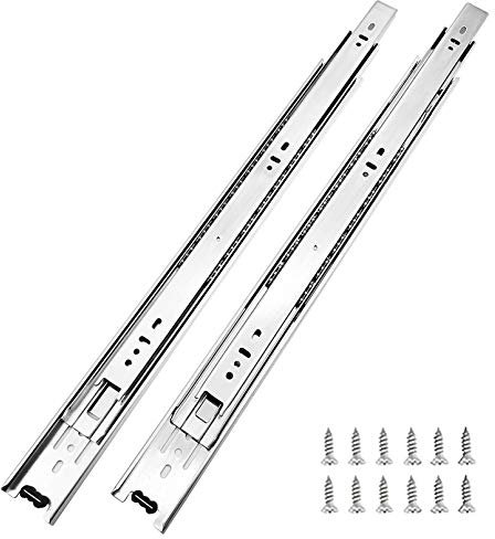 Tobinice 6 Pairs of 18 Inch Full Extension Side Mount Drawer Slides