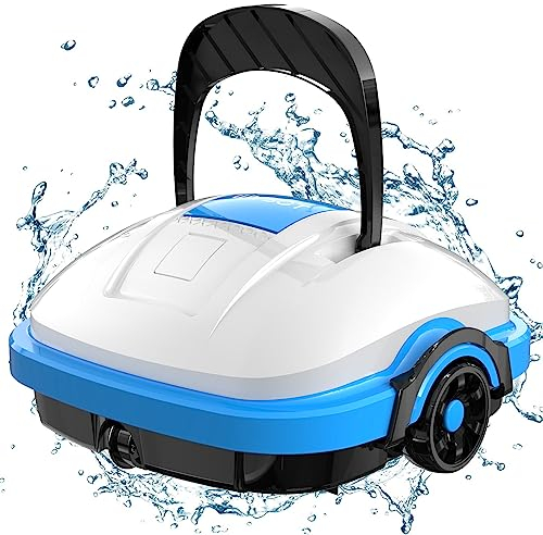 WYBOT Robot per piscina, aspiratore per piscina con doppio motore, Motore Dual, forte potenza di aspirazione, pulitore automatico per piscine sotterranee fino a 50 m²