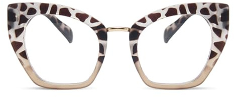 AOOLIA Lunettes de Lecture Femme Hommes, Mode Lunette de vue Femme, Anti-Lumière Bleue de l'Ordinateur Anti-vertige (léopard, 2, x)