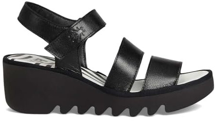 Fly London Damen BEXY575FLY Sandal, Black, 42 EU