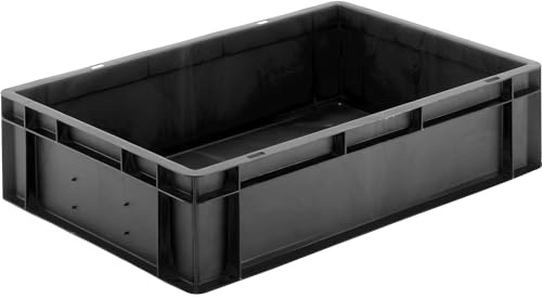 FRANKEL kaiserkraft | Bac gerbable antistatique | en polypropylène | L x l x h 600 x 400 x 175 mm | lot de 2