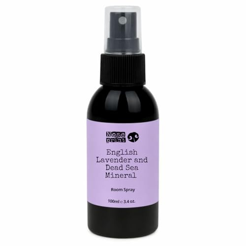 English Lavender & Dead Sea Minerals – Natural Home Fragrance Mist – Freshening & Balancing Aroma – Ideal for Bedrooms, Living Spaces & Soft Furnishings Lavender Room Spray 100ml