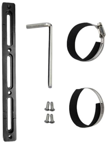Générique Supporto per batteria per bici elettrica, di montaggio per batteria per bici elettrica, di ancoraggio regolabile per,