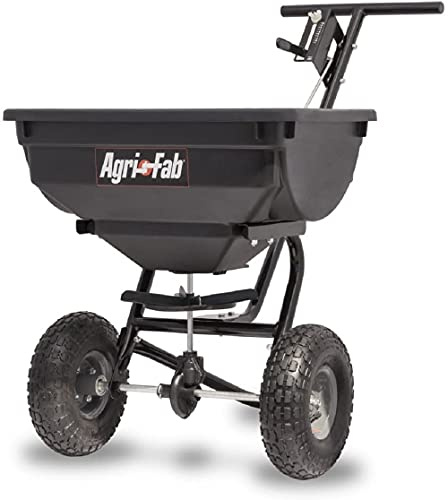 Agri-Fab Inc 45-0532 Pro Push Spreader Spreaer, 85-lb. Capacity, Black