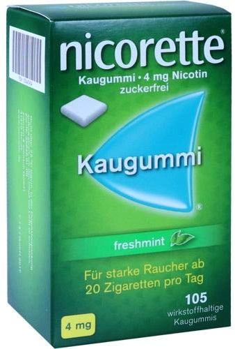NICORETTE Kaugummi 4 mg freshmint 105 St