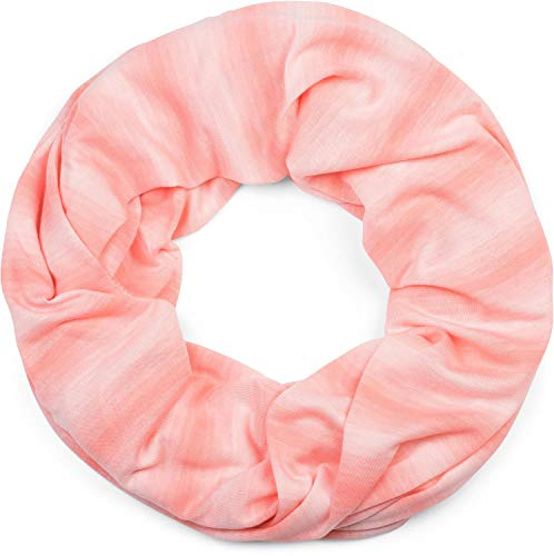 styleBREAKER Unisex Loop Schal mit Streifen Farbverlauf Muster Ton in Ton, Schlauchschal, Tuch 01016189, Farbe:Apricot