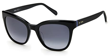 Fossil Unisex Fos 2111/s Sunglasses, 807/9O Black, 53