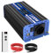GREANTECK Wechselrichter 1100W Reiner Sinus 230V, Solar Wechselrichter mit Type-C, USB, LCD-Anzeige, Fernbedienung, EU-Steckdosen (12V-1100W)