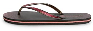 Champion Sparkling Slipper, Infradito Donna, Nero Kk006, 41 EU