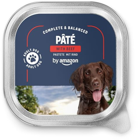 by Amazon Lot de 20 Paquets de Nourriture pour Chien, pâtée au bœuf, 300 g (Anciennement Lifelong !)