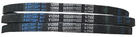 V-735E Helautomatisk Halvautomatisk Tvättmaskinmotor O-typ Slitstarkt Transmissionsband Transportband Kilrem
