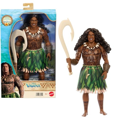 Mattel Disney Moana Maui Fashion Doll Inspired by Live Action Movie