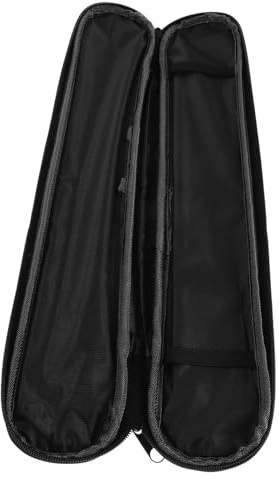Toyvian Flute Case Carrying Bag in Pu Leather E-tuned Flute Storage Dustproof Design for Travel and Instrument Protection