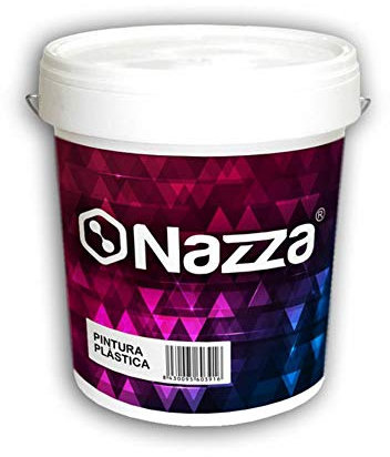Nazza Pintura Plástica Interior para Paredes y Techos Alta cubrición con la mejor relación calidad-precio | Acabado Mate | Envase de 4 Litros