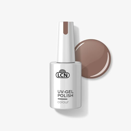 LCN UV-Nagellack Camel beige– Deckender und langanhaltender Shellac – Schonende Soak-off Ablösung – Vegan, tierversuchsfrei und HEMA-frei – 10 ml
