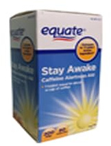 Healthy Surplus Equate Stay Awake - 200 mg Caffeine - 80 Tablets and Vital Volumes Vitamins A to Zinc Tips Card - Bundle