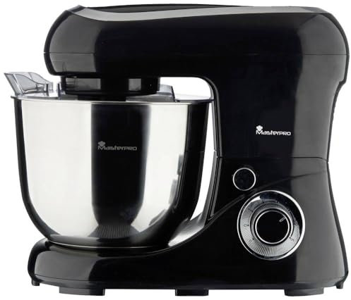 Amasadora de 5L y 1300W con 6 velocidades + Turbo MasterPRO Foodies