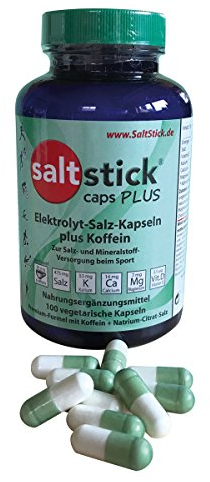 SaltStick Caps Plus Elektrolyt-Salz-Kapseln plus Koffein 100 Kapseln