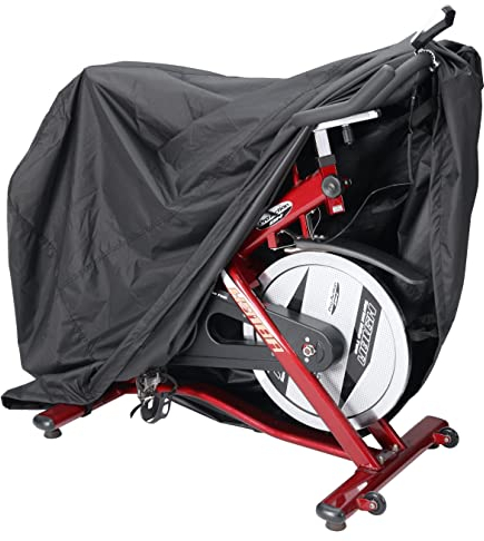 PRO BIKE TOOL Exercise Bike Cover - Indoor or Outdoor Bicycle Storage for Fitness Stationary Bikes - Waterproof & Dustproof Protection